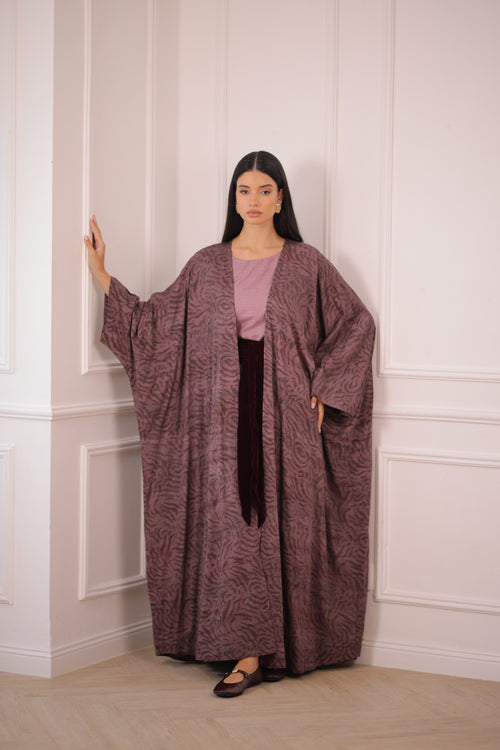 HALA ABAYA SET| Dusty Mauve