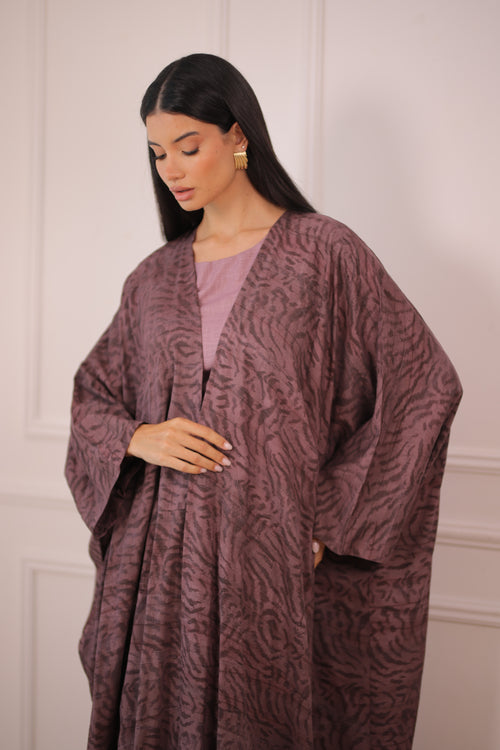HALA ABAYA SET| Dusty Mauve