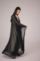 LAMA ABAYA CAPE|Black
