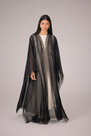 LAMA ABAYA CAPE|Black