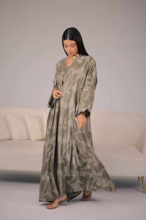 HALA ABAYA SET| Soft Sage