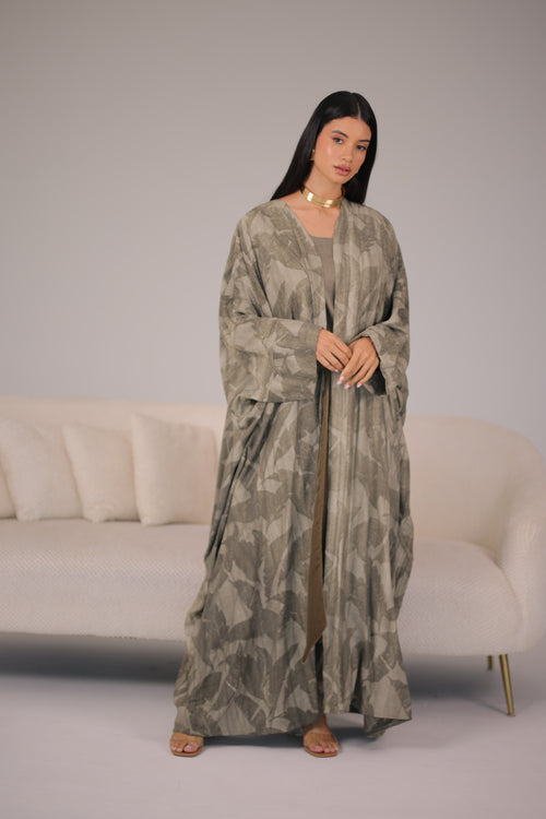 HALA ABAYA SET| Soft Sage