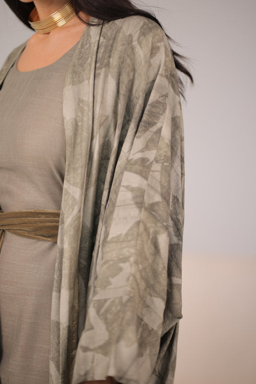 HALA ABAYA SET| Soft Sage