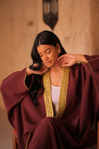 AYSHA ABAYA | MAROON