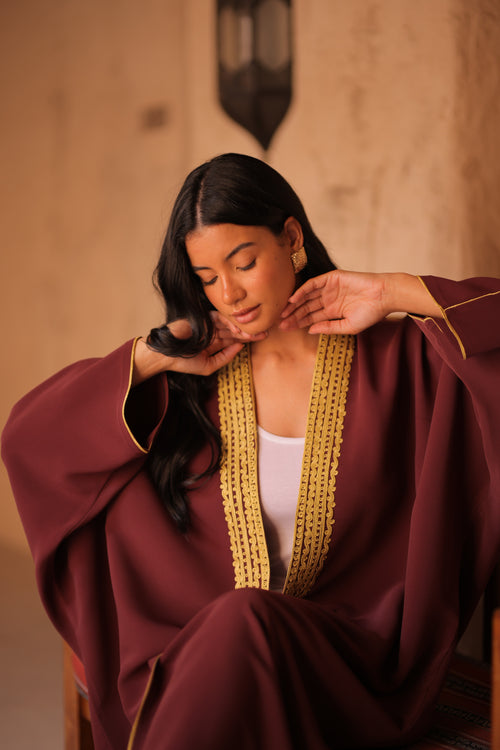 AYSHA ABAYA | MAROON
