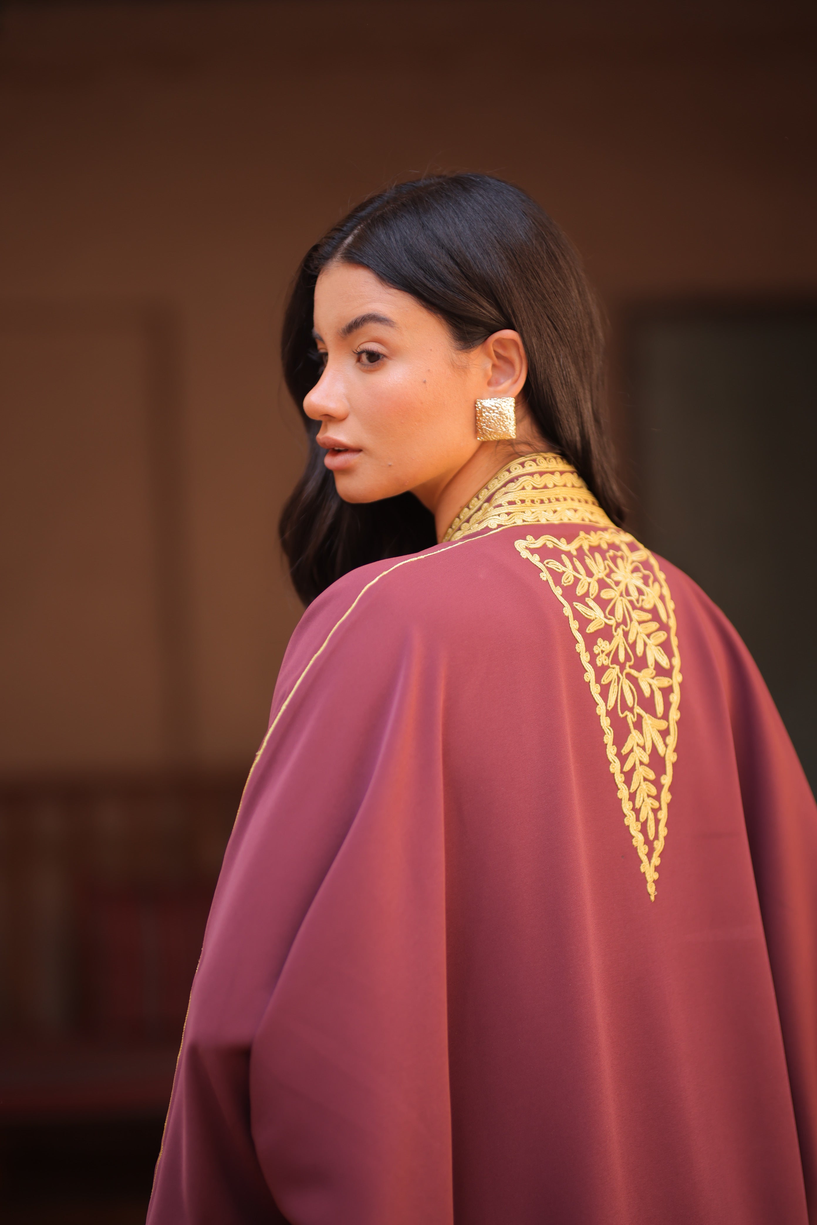 AYSHA ABAYA | MAROON