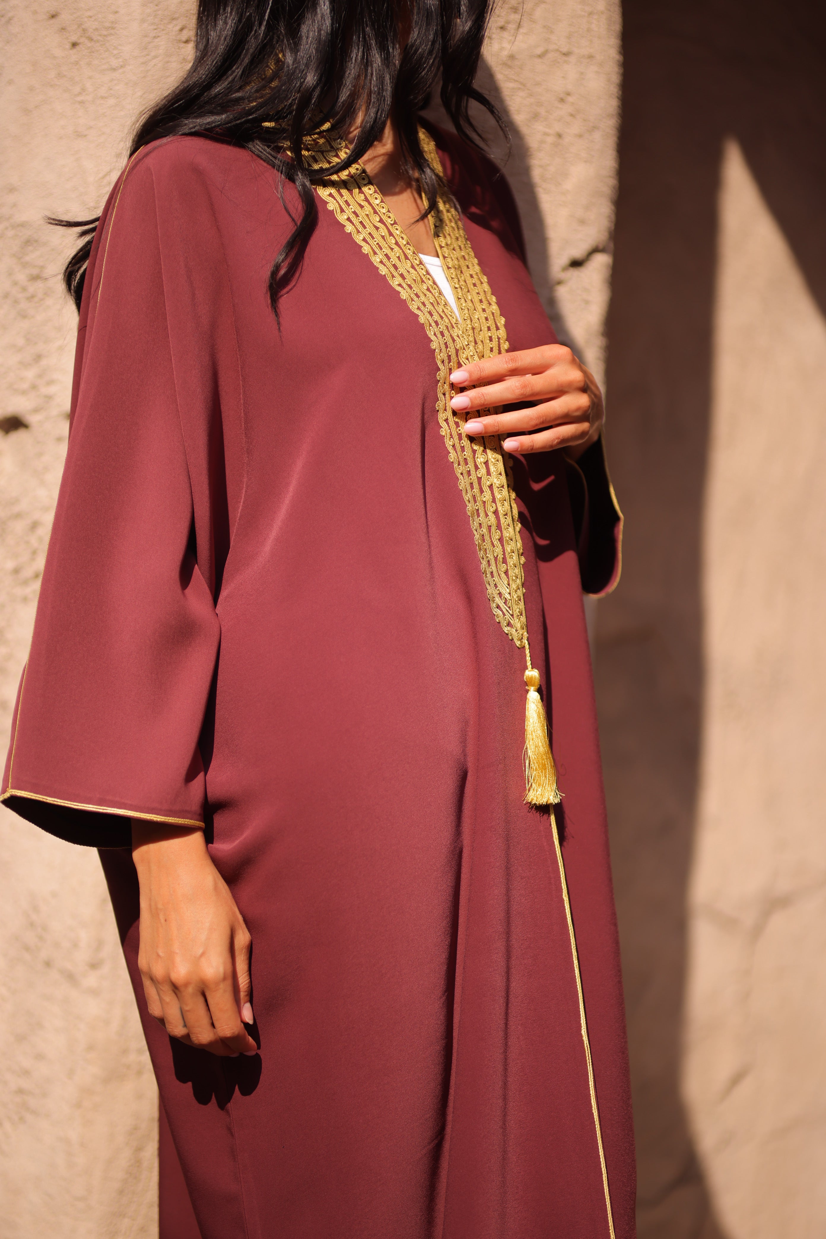 AYSHA ABAYA | MAROON