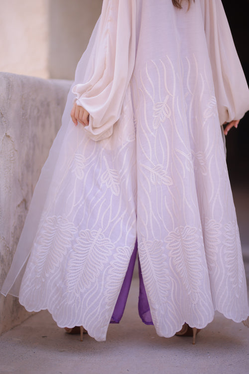 ZAHRA ABAYA| IVORY